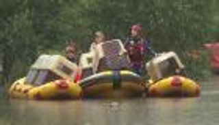 المهمة المستحيلة.. إنقاذ 20 كلبا من فيضانات سيدني