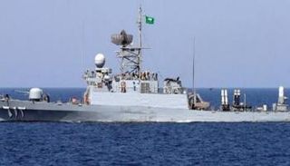 إحدى سفن البحرية السعودية في مياه الخليج - أرشيفية