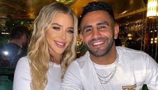 رياض محرز وصديقته تايلور ورد