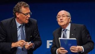 جوزيف بلاتر وجيروم فالك