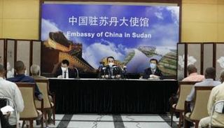 مؤتمر صحفي للسفير الصيني في السودان