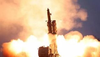 تجربة صاروخية أجرتها كوريا الشمالية في الماضي