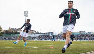 كريستيانو رونالدو قائد البرتغال مع برونو فرنانديز