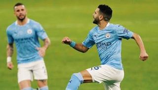 رياض محرز لاعب مانشستر سيتي الإنجليزي