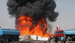 حريق هائل بمصفاة لتكرير النفط- أرشيفية