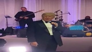 ترامب أثناء مشاركته في حفل الزفاف