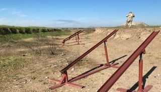 مجموعة من منصات الصواريخ بالعراق