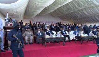 جانب من حفل إطلاق المحتجزين (مديرية أمن الزاوية)