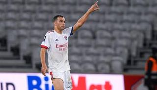 جمال بلعمري مدافع ليون الفرنسي