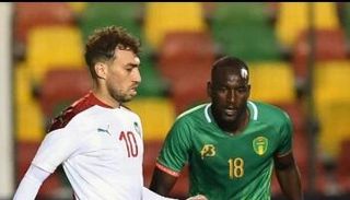 منير الحدادي مهاجم منتخب المغرب - صورة أرشيفية
