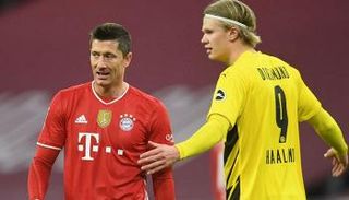 إيرلينج هالاند وروبرت ليفاندوفسكي