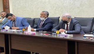 اجتماع الوطنية للنفط مع قيادات بلدية مصراتة 