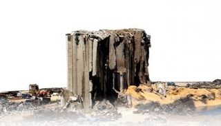 آثار انفجار مرفأ بيروت