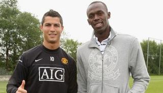 يوسين بولت وكريستيانو رونالدو