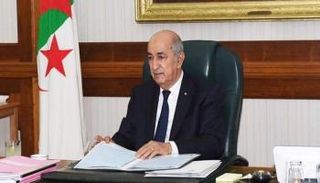 الرئيس الجزائري عبدالمجيد تبون