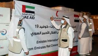 الإمارات توفر لقاحات كورونا ومساعدات غذائية لسوريا