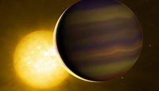 الكوكب خارجي HD 209458b يمر عبر نجمه