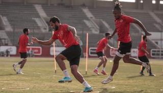 استعدادات الأهلي لمواجهة سيمبا