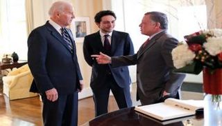 لقاء سابق بين بايدن والملك عبدالله الثاني- أرشيفية