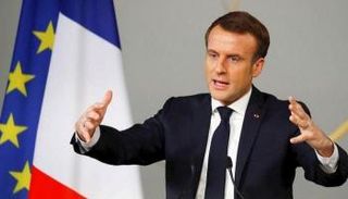 الرئيس الفرنسي إيمانويل ماكرون