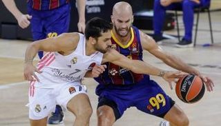 كلاسيكو ريال مدريد ضد برشلونة في كرة السلة