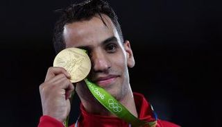 ذهبية البطل الأردني أحمد أبوغوش