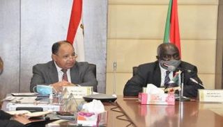 جانب من جلسة المباحثات المصرية السودانية