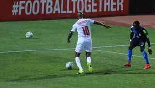 من مباراة الزمالك وتونجيث