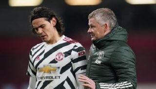 سولشاير مدرب مانشستر يونايتد ومهاجمه كافاني