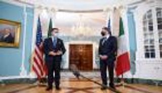  وزير خارجية إيطاليا أول زائر رسمي منذ تولي بايدن