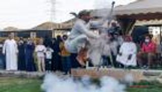 "التعشير الحجازي" رقصة "حربية" متوارثة عبر الأجيال في السعودية