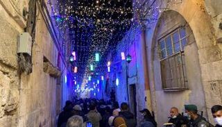 زينة في باب حطة بالقدس