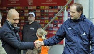 توماس توخيل مدرب تشيلسي مع جوارديولا مدرب مانشستر سيتي