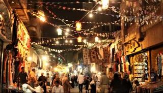 الزينة والأجواء الرمضانية في الشوارع