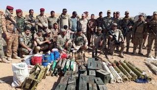 كدس للعتاد عثرت عليه القوات العراقية(إرشيفية)