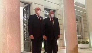 لقاء سابق بين وزير الخارجية المصري ونظيره اليوناني بأثينا- أرشيفية