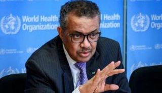 المدير العام لمنظمة الصحة العالمية تيدروس أدهانوم جيبريسوس