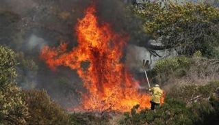 حريق جبل تايبل ماونتن الشهير