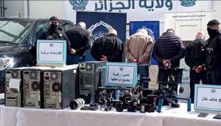 الخلية السرية بعد تفكيكها بالجزائر 