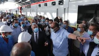 جولة تفقدية لوزير النقل المصري، بورش صيانة وعمرات أسطول جرارات السكة الحديد