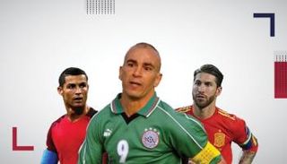 سيرجيو راموس وحسام حسن وكريستيانو رونالدو