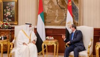 السيسي يستقبل الشيخ محمد بن زايد آل نهيان
