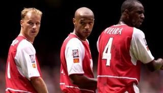 باتريك فييرا وتييري هنري ودينيس بيركامب