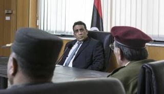 المنفي خلال اجتماعه مع لجنة 5+5 العسكرية