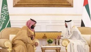 الشيخ محمد بن زايد آل نهيان والأمير محمد بن سلمان