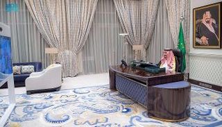 جانب من اجتماع مجلس الوزراء السعودي