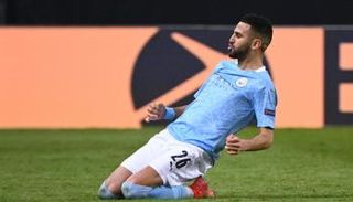 رياض محرز لاعب مانشستر سيتي الإنجليزي
