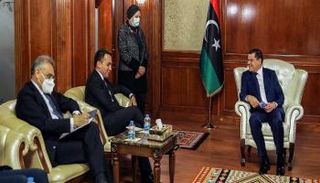 دي مايو والدبيبة في طرابلس- أرشيفية