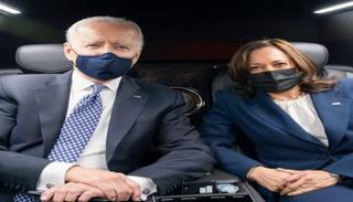 الرئيس الأمريكي جو بايدن، ونائبته كامالا هاريس
