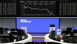 مؤشر أسعار الأسهم الألمانية DAX في بورصة فرانكفورت بألمانيا - رويترز